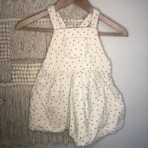 Girls Corduroy Star Overalls Dress 4T